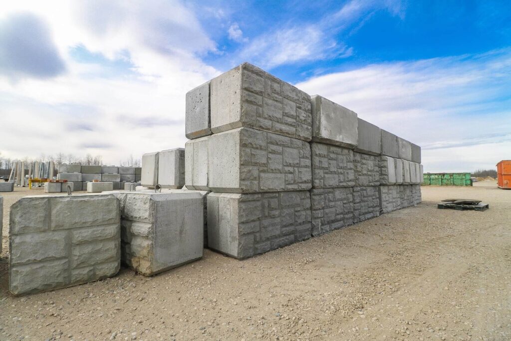 concrete lego blocks